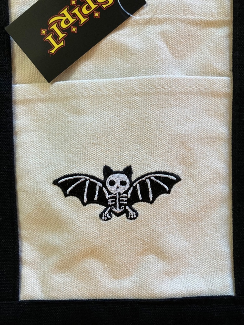 Skeleton Bat Mini Tote Bag (VIRAL Spirit of Halloween Mini Tote) - Picture 4 of 4